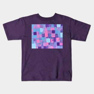 Pastel-Colored Bricks Kids T-Shirt